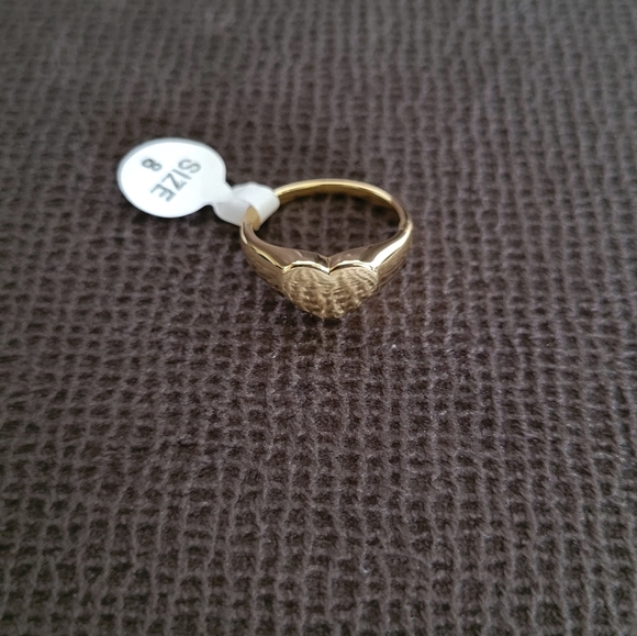 Simply Silver🤍 Gold💛 Heart Ring - Picture 10 of 16